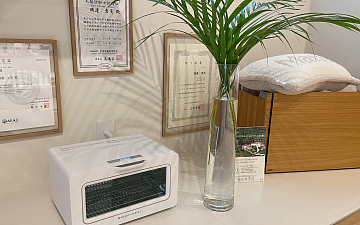 【感染症対策】紫外線消毒器を設けました!