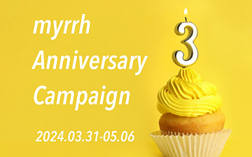 \myrrhは3周年を迎えます/